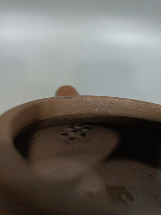 vintage chinese yixing purple clay teapot zisha ceremony carving Collectible art
