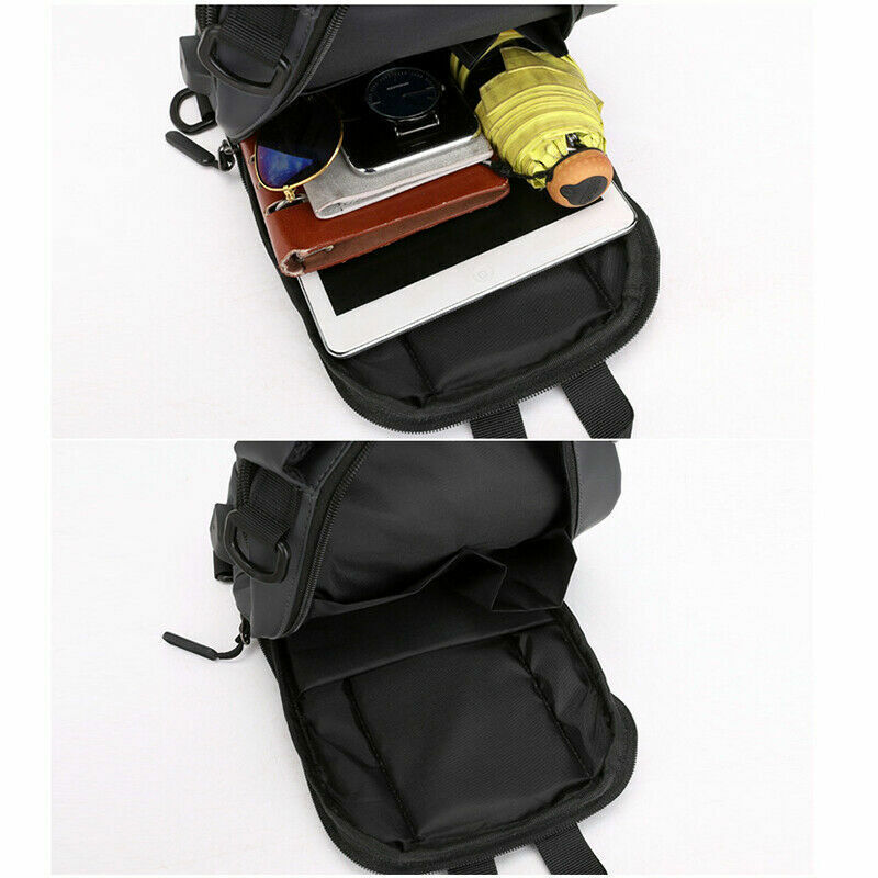 Multifunction USB Shoulder Bag Chest Bags Waterproof Travel Pack Messenger Pack
