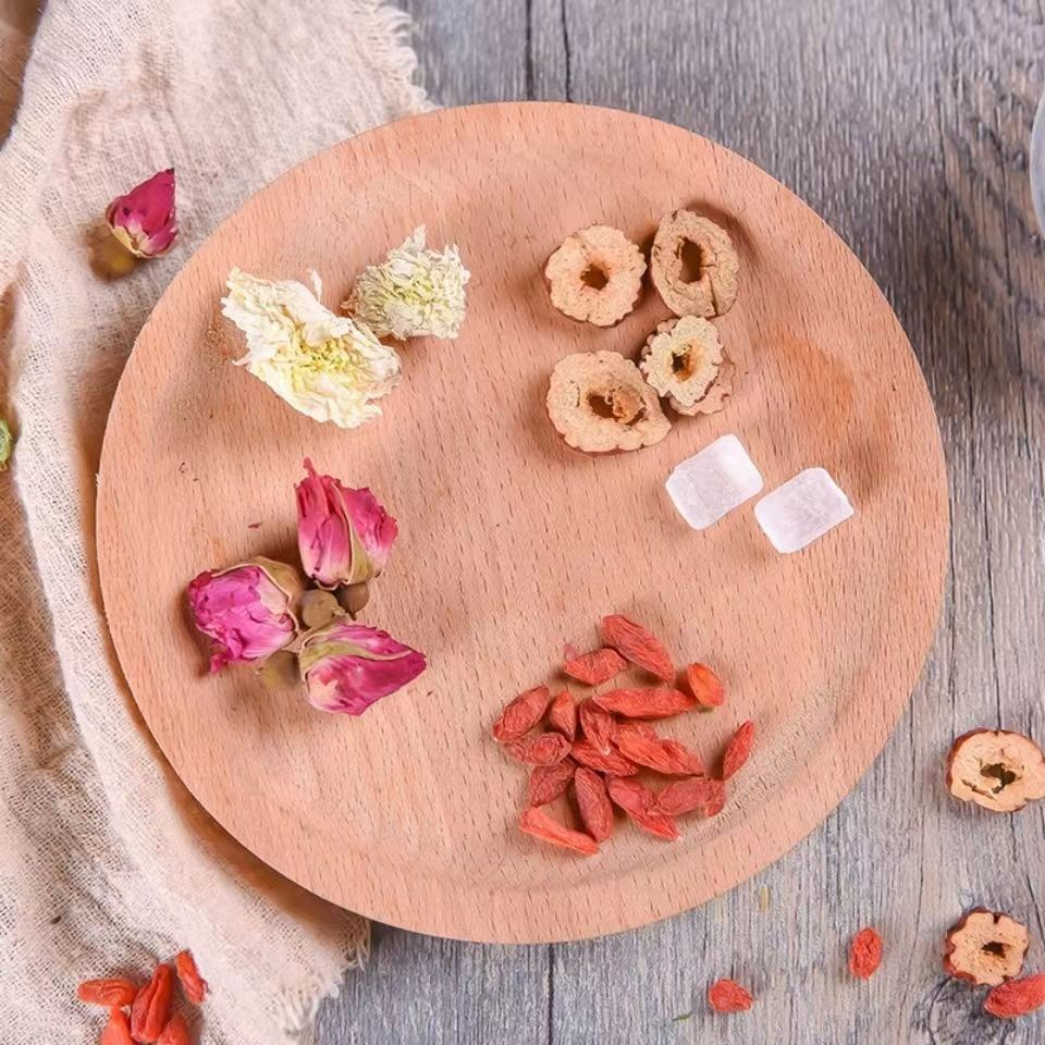 150g Gouqi Rose Red Date Chrysanthemum Herbal Flower Tea Chinese Herb Flower Tea