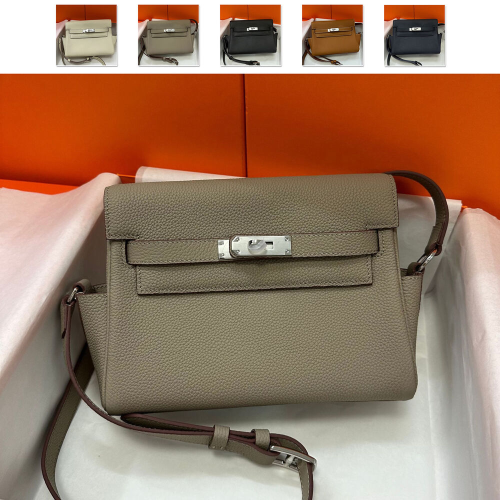 Genuine Cowhide Leather Shoulder Bag Flap Clutch Purse Crossbody Satchel Fashion