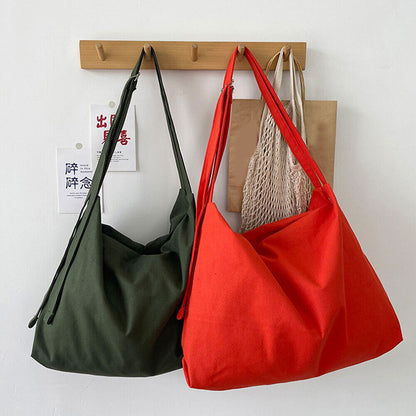 Canvas Shoulder Bag Large Capacity Handbags Travel Bag Messenger Bag Tote Bag