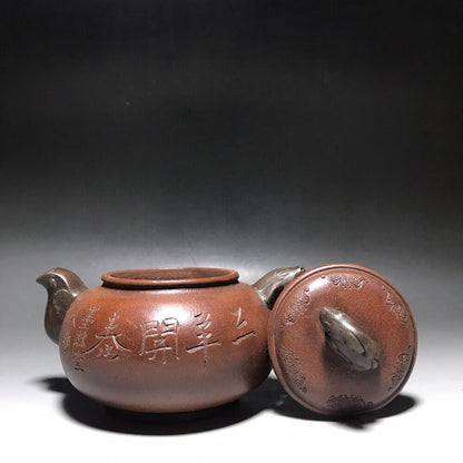 vintage chinese yixing purple clay teapot zisha ceremony teaware collection rare