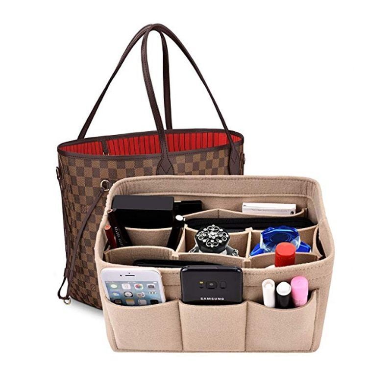 Makeup Organizer Insert Bag Handbag Travel Inner Purse Portable Bag Cosmetic Bag