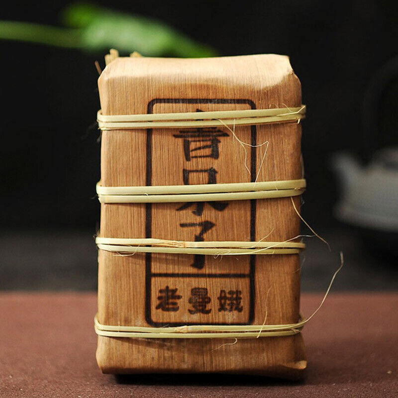 PU'ER TEA Lao Man E Pu-erh Tea Brick 500g Top Grade Ripe Puer Pu'er Shu Tea