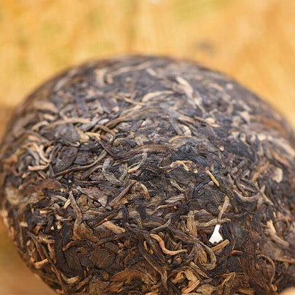 2007 Li Ming YU SHANG Arbor Tuocha Ba Jiao Ting Bulang Pu-erh Pu'er Tea Raw 200g