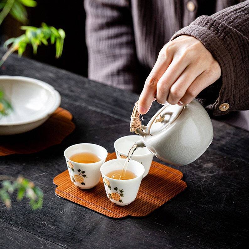 Bamboo Tea Table Runner|Table Runner|Tea Accessories|Home Decor