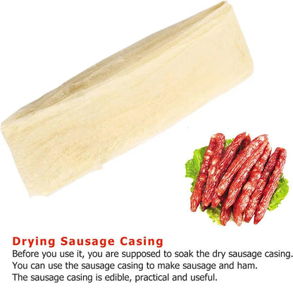 Sausage Casing 10-100Pcs Natural Sheep Filler Meat & Poultry Tool Baster 20-22mm