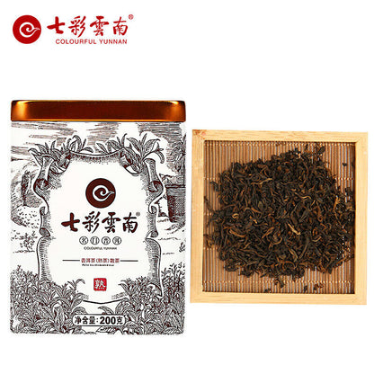 COLOURFUL YUNNAN Brand Yuanwei Mingmen Pu-erh Tea Loose 200g Ripe Puer Pu'er