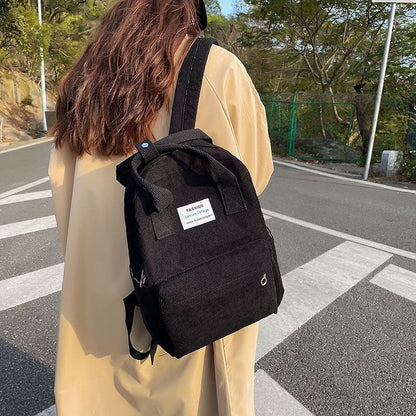 Backpack School Traveling Shoulder Bags 27*1*36 CM 20-35 L Orange/Black/Beige