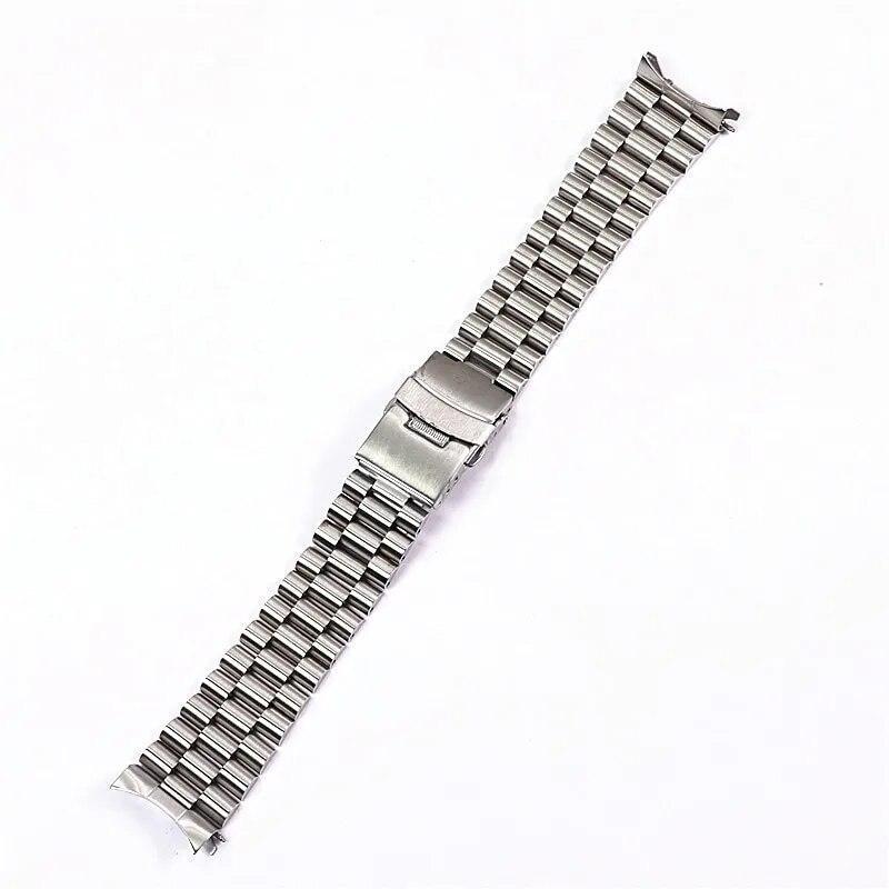 Diving Steel Metal Watch Strap Fit For Casio Duro MDV107-1A MDV106-1A Wristband