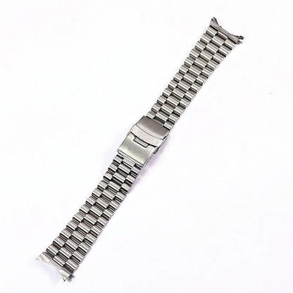 Diving Steel Metal Watch Strap Fit For Casio Duro MDV107-1A MDV106-1A Wristband