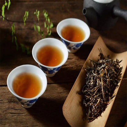 Loose Leaf Black Tea Dian Hong Tea Yunnan Golden Buds Iron Canned Gift Tea 250g