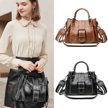 Womens Lady PU Leather Single Shoulder Crossbody Bag Handbag Tote Purses Satchel