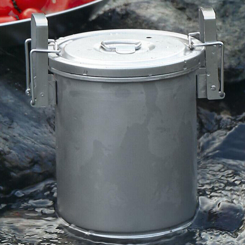 Rice Cooker Steam Pot Outdoor Portable Picnic Cookware Stainless Steel Camping
