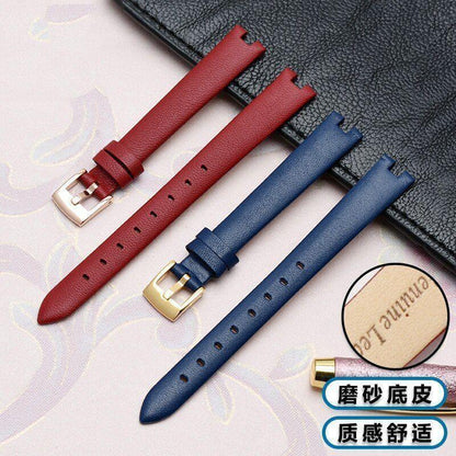 Leather Watch Strap for Gucci Ya141501 Ya141401 Series Notch Bracelet 14mm 16mm