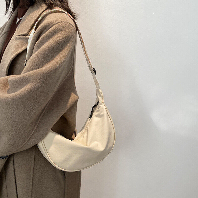 Canvas Crossbody Bag For Women Portable Chest Bag Shoulder Cross Body Bag