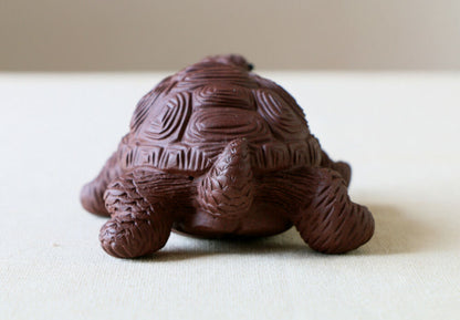 chinese yixing zisha tea pet turtle decoration Purple Clay longevity turtles