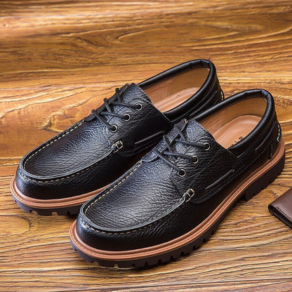 Spring Autumn Genuine Leather Men Shoes Casual Outdoor Fashion Comfortable