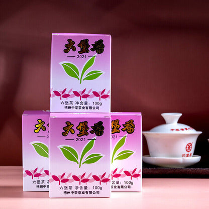 CHINATEA Brand Purple Box Lao Ba Zhong Cha Liu Bao Hei Cha Dark Tea Loose 100g