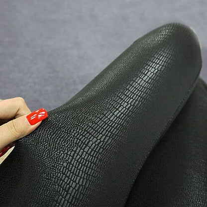 Women Pant Slim Snake Skin Type Leggings Faux Leather Streetwear Legwear Casual