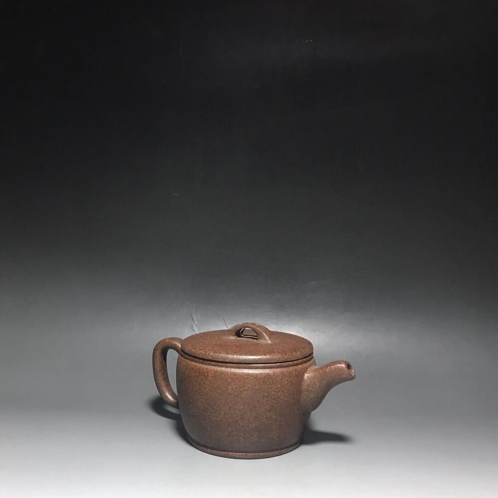 vintage chinese yixing purple clay teapot zisha ceremony carving Collectible art