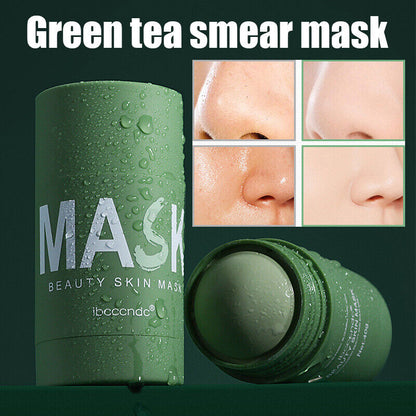 Green Tea Purifying Clay Stick Mask Deep cleansing Oil control Smear Mask New