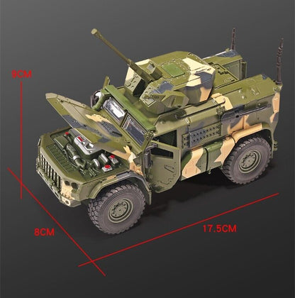 1:32 Tiger Armored Car Military Truck Diecast Model Car Toy Vehicle Gift Kids