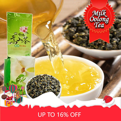 Oolong Taiwan Tea Jin Xuan Milk Wulong 250g Green Tea Organic Loose Leaf Tea