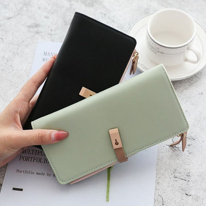 Long Wallet Purses Tassel Coin Card Holder Wallets Synthetic Leather Clutch Bag