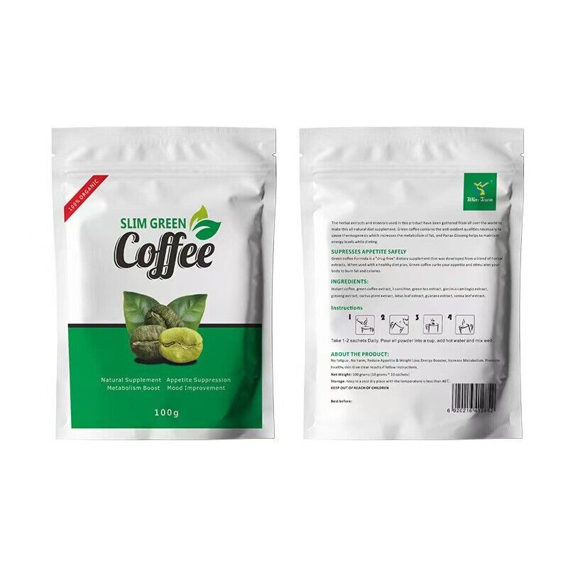 Natural Herbal slimming green coffee Weight Loss Slim Coffee Slimming Detox Tea