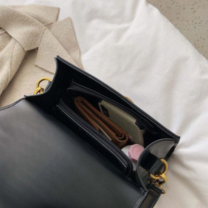 Women's Shoulder Bag Autumn Square Bag Ladies Crossbody Purses Texture Femme