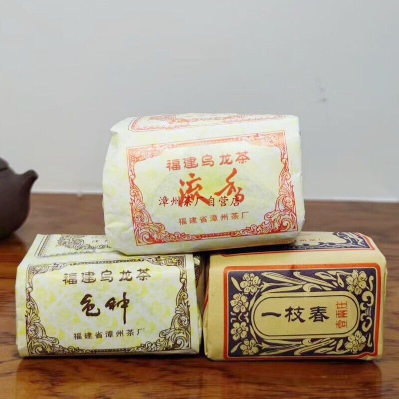 150g Traditional Bag Package Oolong Green Tea Liuxiang + Yizhichun + Sezhong Tea