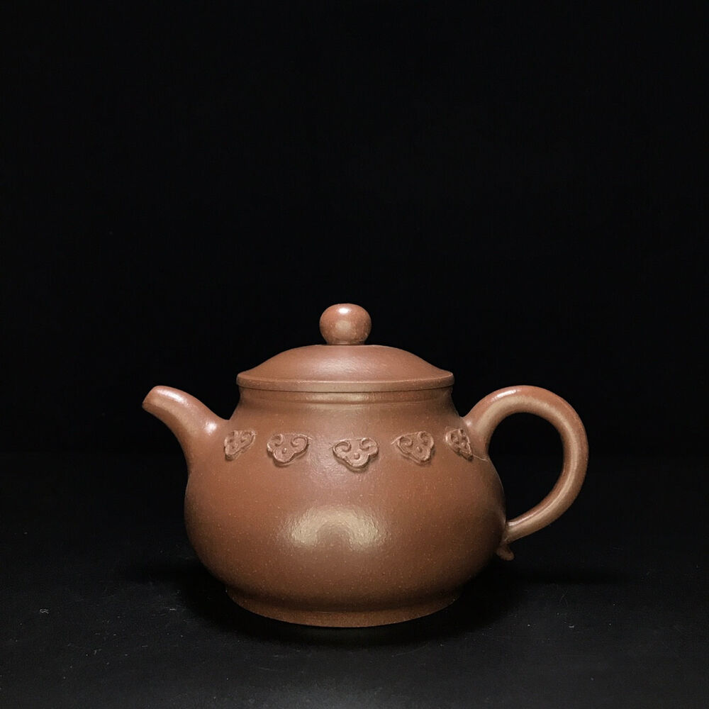 Chinese Yixing Zisha Clay Handmade Exquisite Teapot （事事如意 底款：曼希陶艺（顾景舟））