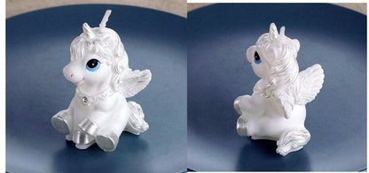 3D Unicorn Pegasus Shaped Mold 6.8x6.8x8.4cm Silicone DIY Craft Cake Making Tool