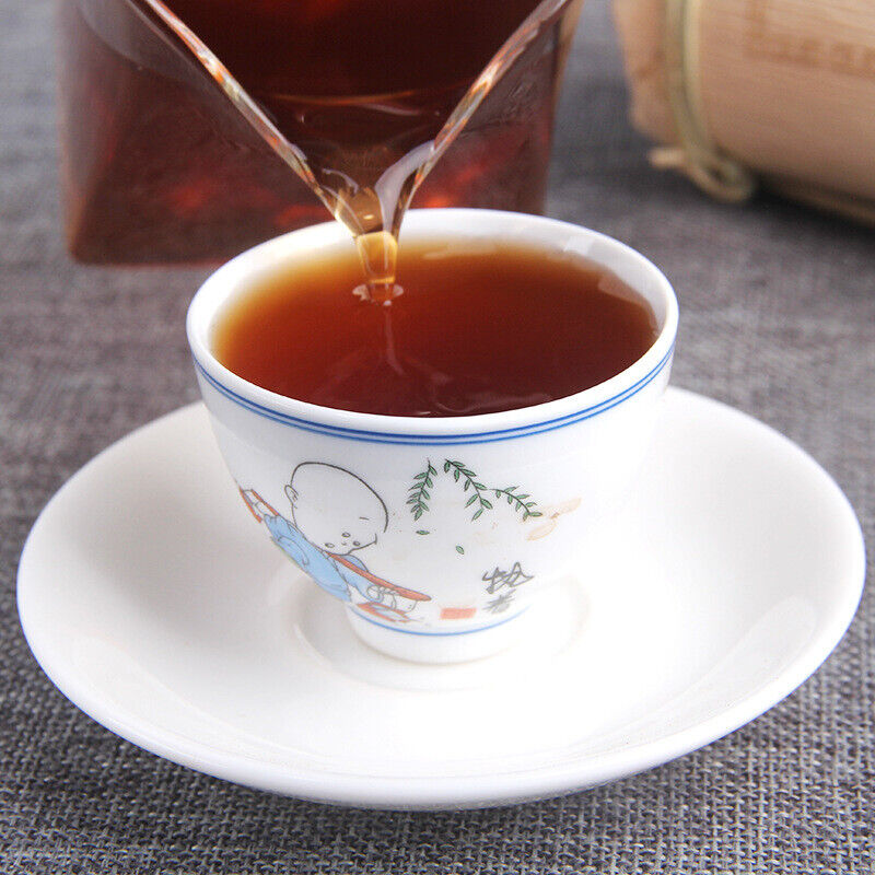 500g Aged Old Banzhang Ancient Tree Tea Leaves Yunnan Pu'er Ripe Tea Column