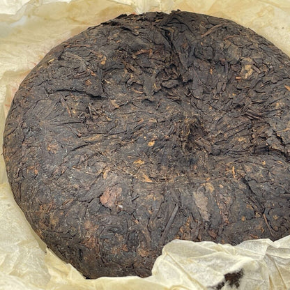 Pu-erh tea,2001,馬久邑 神駒 Ma Jiuyi Divine Horse,357g,Cooked
