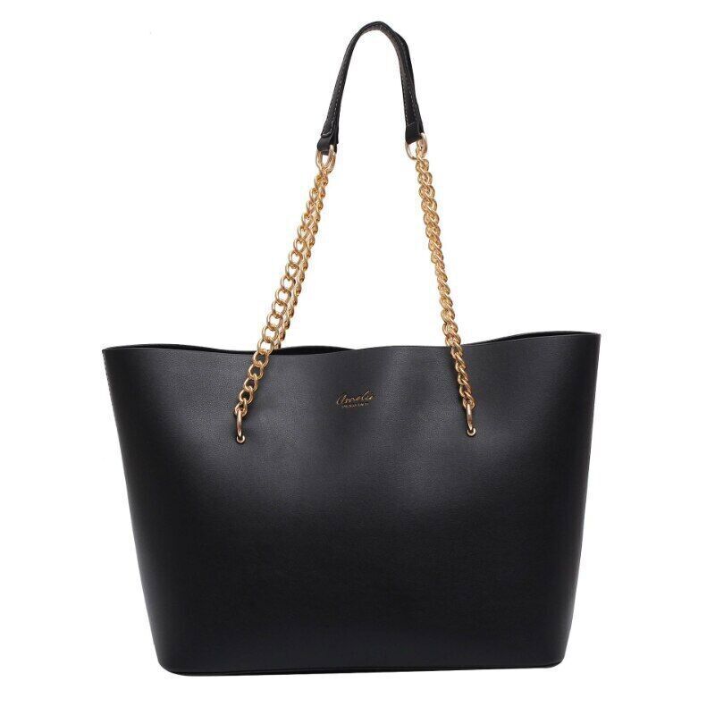 Pu Leather Shoulder Bags Women Handbag Chain Tote Bag Shopper Hand Bag Totes