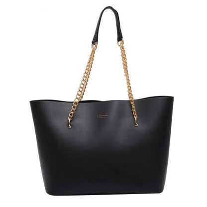 Pu Leather Shoulder Bags Women Handbag Chain Tote Bag Shopper Hand Bag Totes