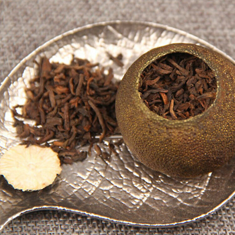 Chinese XinHui "Chen Pi" Tangerine Peel Ripe Puer Tea "Gong Ting 100g/box