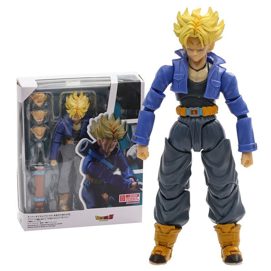 Dragon Ball Z Super Saiyan Trunks PVC Action Figure Model Statue SHF Anime Toy
