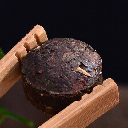 Puerh Tea Yunnan Sticky Glutinous Rice Flavor Puer Pu'er Mini Ripe Tuocha 500g