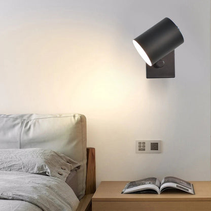 Wall Lamps Indoor LED With Switch Nordic Simple Lights EU US Plug Bedside Sconce