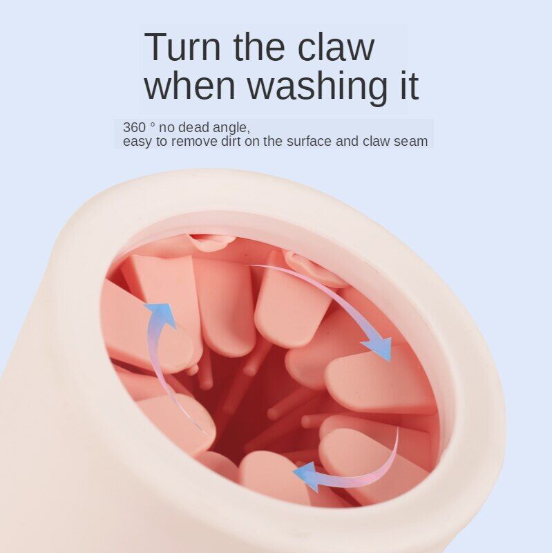 Dog Paw Cleaner Cup for Dogs Portable Outdoor Pet Foot Washer Paw Clean Cup