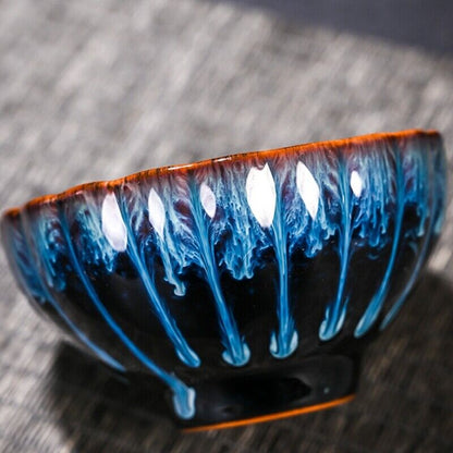 Tianmu Glaze Porcelain Tea Cup Jianzhan Boutique Kiln Change Master Cup 140ml