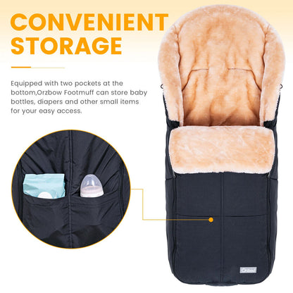 Cashmere Infant Sleeping Bags Baby Warm Newbron Children Bags Kids