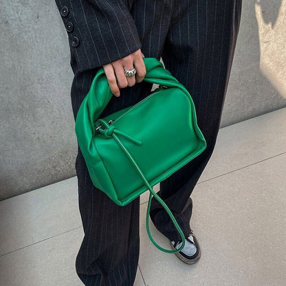 Green Shoulder Crossbody Bag Women Handbags PU Leather Ladies Bag Femme