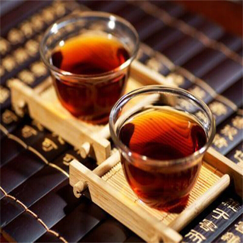 Chinese Yunnan Cream Cha Gao Ripe Tea Black Tea 5Pcs Puerh Shu Puer Resin Pu-Erh