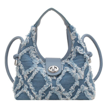 Canvas Shoulder Bags Women Crossbody Bag Denim Tote Satchel Bags Handbags