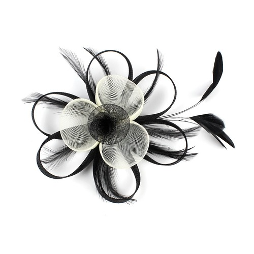 Fascinator Hat Veil Feather Fascinator Hair Clip Party Hat Fascinator Wedding