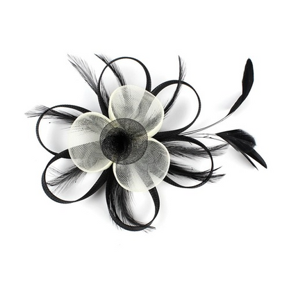 Fascinator Hat Veil Feather Fascinator Hair Clip Party Hat Fascinator Wedding